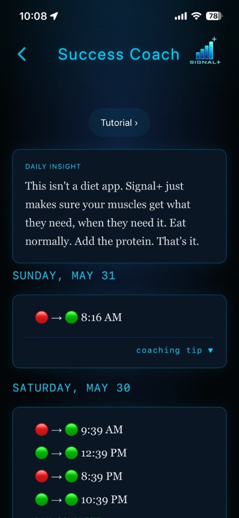 Signal+ reminders